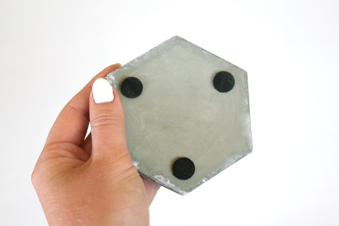 add felt dots to the underside