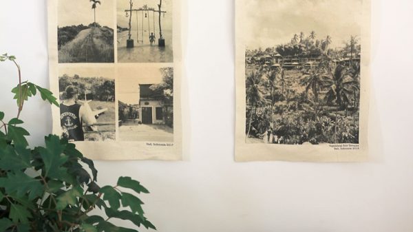 Make this fabric photo wall-hanging for your travel pics | Dossier Blog
